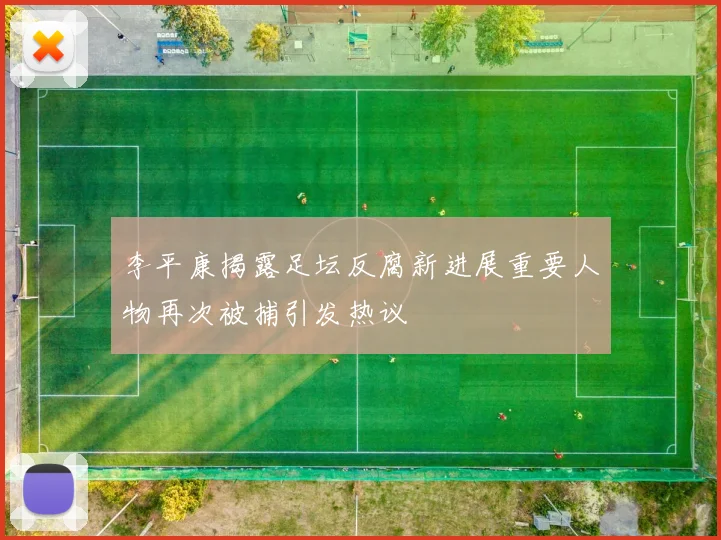 李平康揭露足坛反腐新进展重要人物再次被捕引发热议